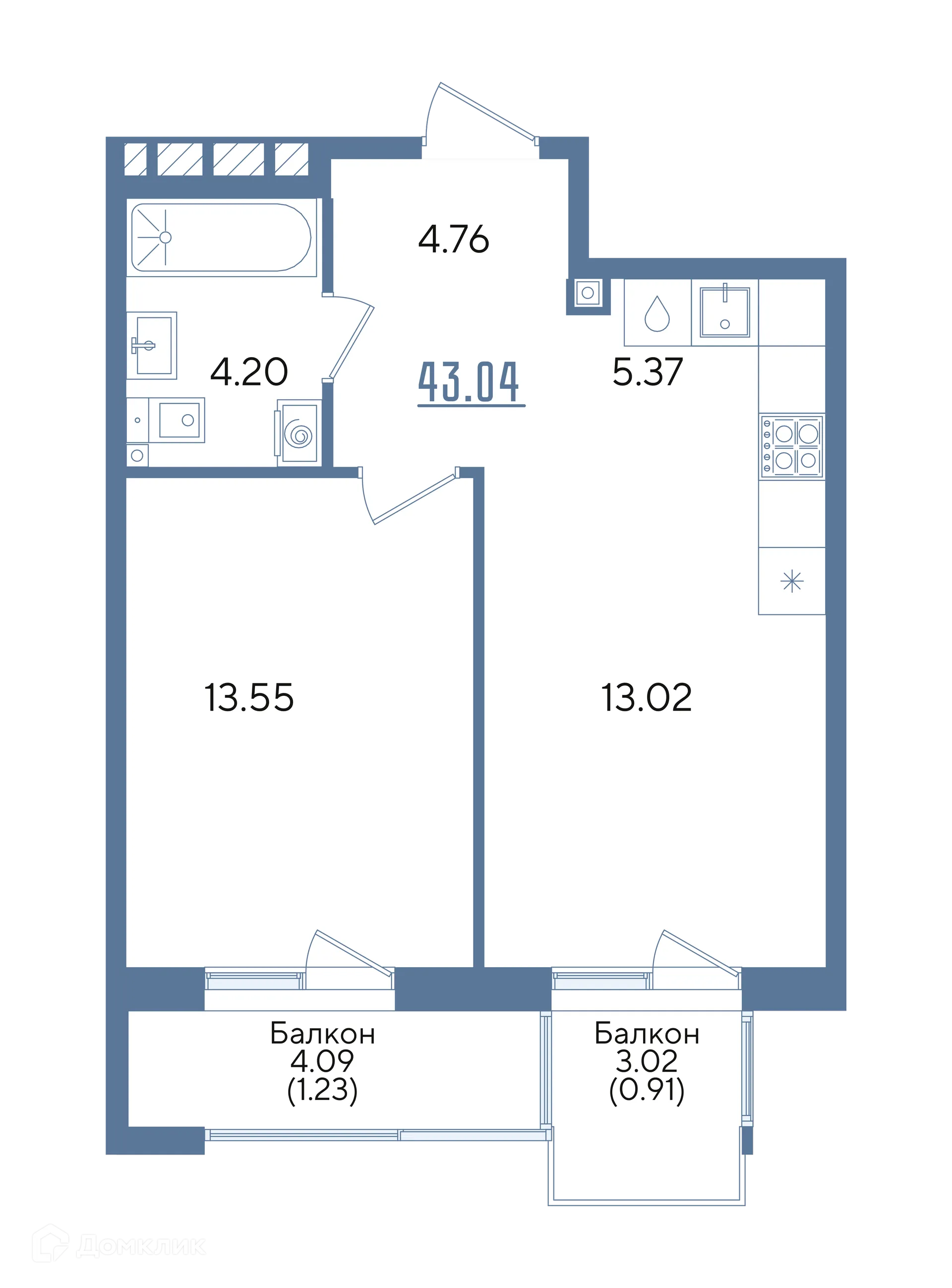 Фото квартиры в ЖК Авторы на Годовикова