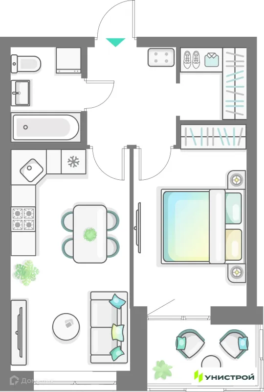 1 комн. квартиры в Казане новостройки