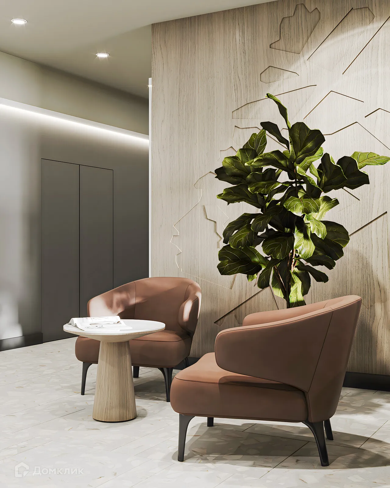 Планировка 1-комнатной квартиры 34.39 м² в ЖК Город Природы, г. Уфа — фото 9