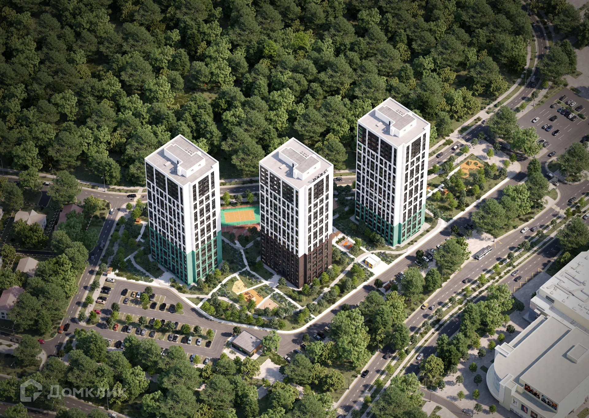 Планировка 1-комнатной квартиры 34.39 м² в ЖК Город Природы, г. Уфа — фото 21