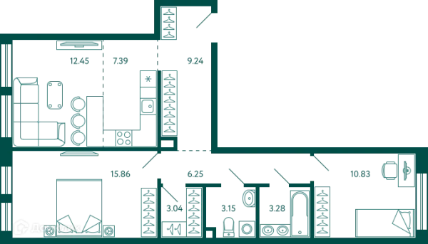 Квартира в ЖК Terle park (Терле Парк)