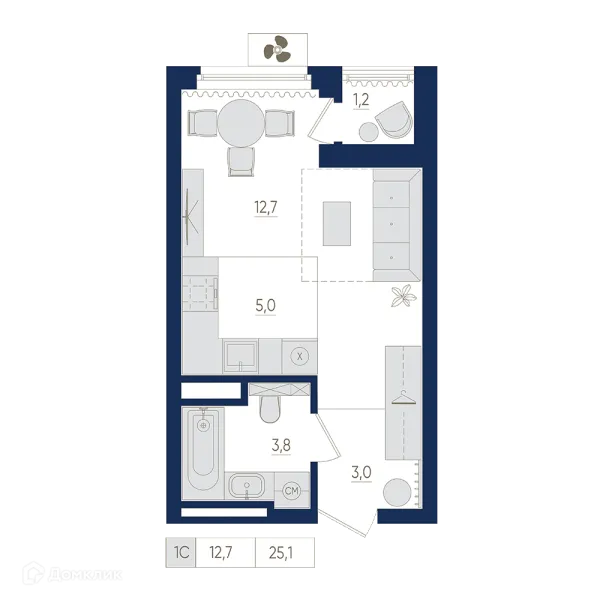 Квартира в ЖК Экогород "Яркий"