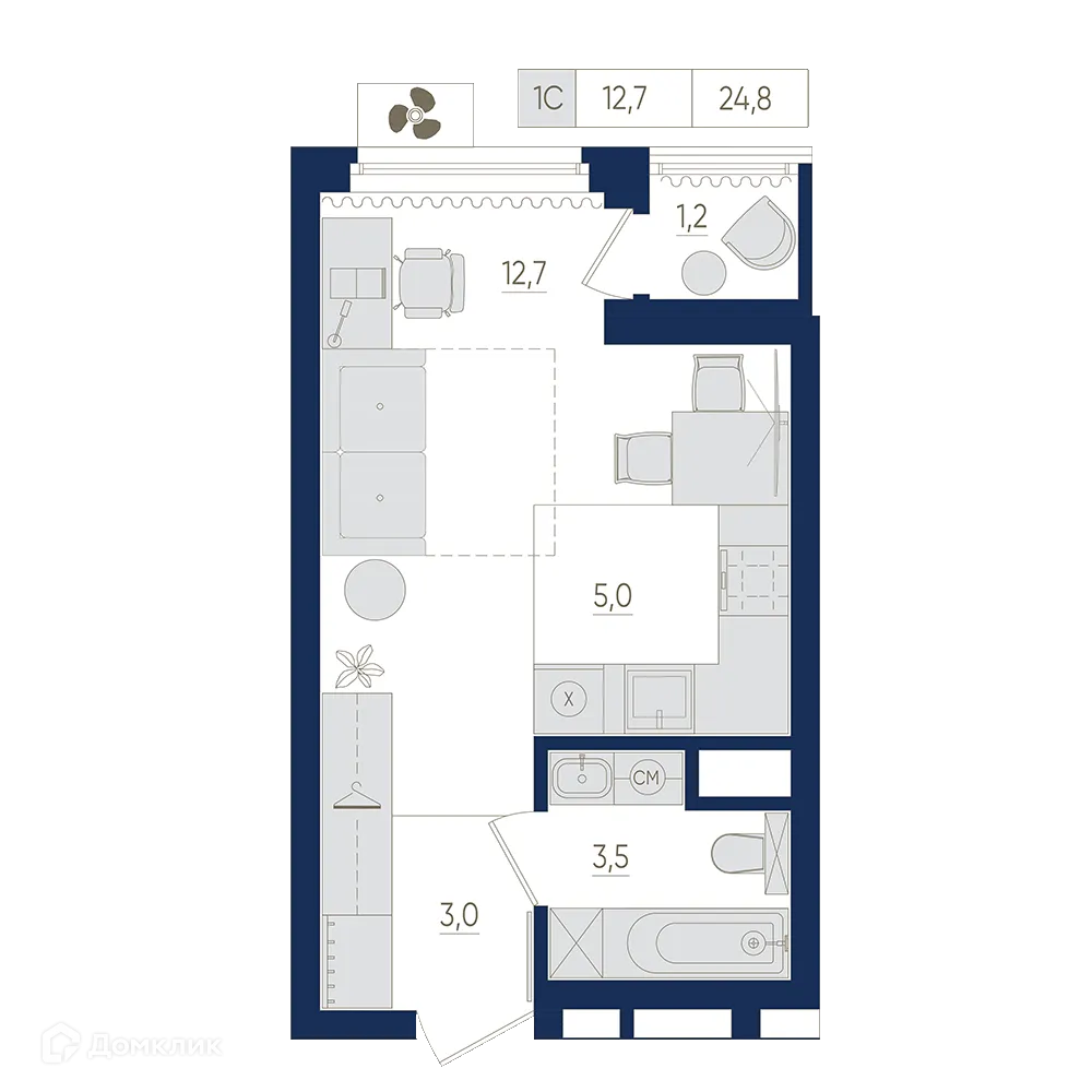 Фото квартиры в ЖК Экогород "Яркий"