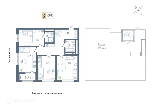 Квартира в ЖК АУРУМ