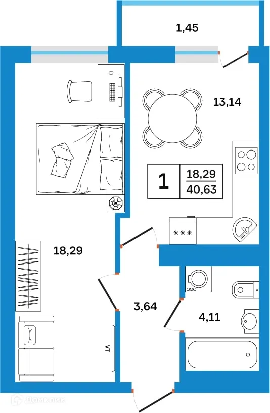 Фото квартиры в ЖК Некрасовский