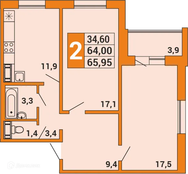 Квартира в ЖК НЬЮ-ЙОРТ