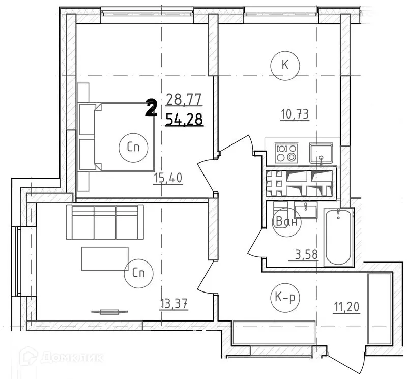 Фото квартиры в ЖК Grand Family ( ЖК Гранд Фемели)