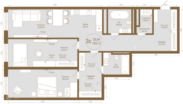 Квартира в ЖК THE PRIME