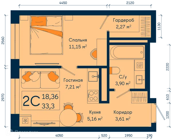 Квартира в ЖК РИВЕР