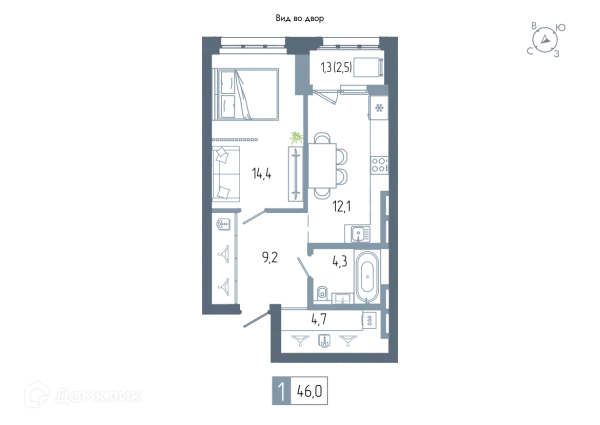 Квартира в ЖК АУРУМ