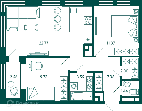 Квартира в ЖК Terle park (Терле Парк)