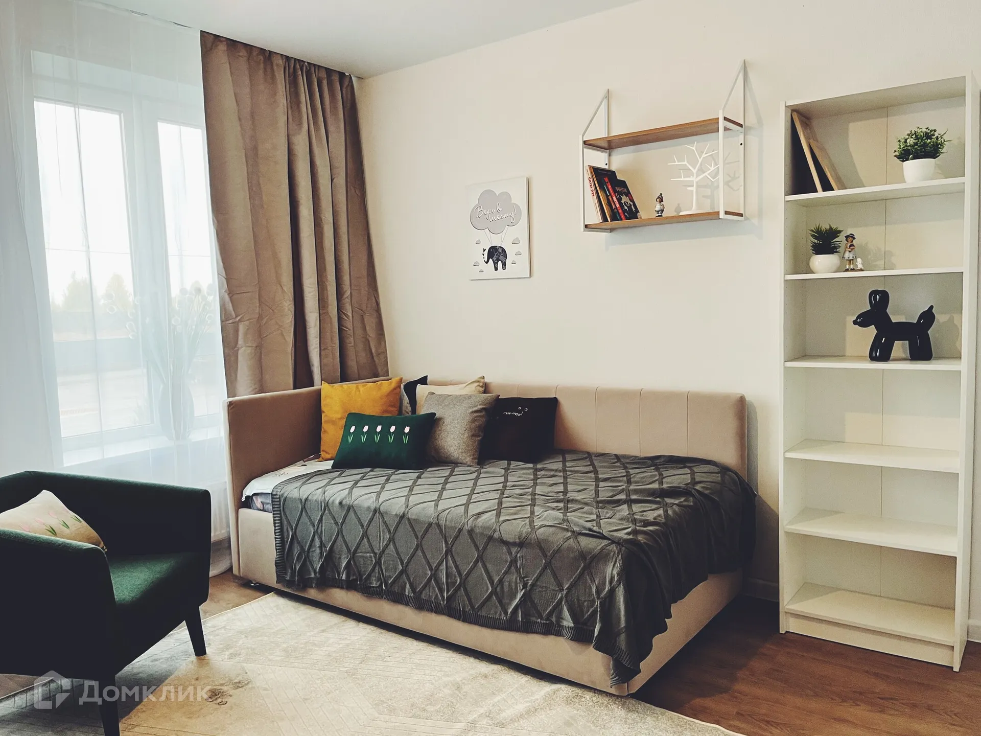 Планировка 2-комнатной квартиры 60.19 м² в ЖК Город Природы, г. Уфа — фото 10