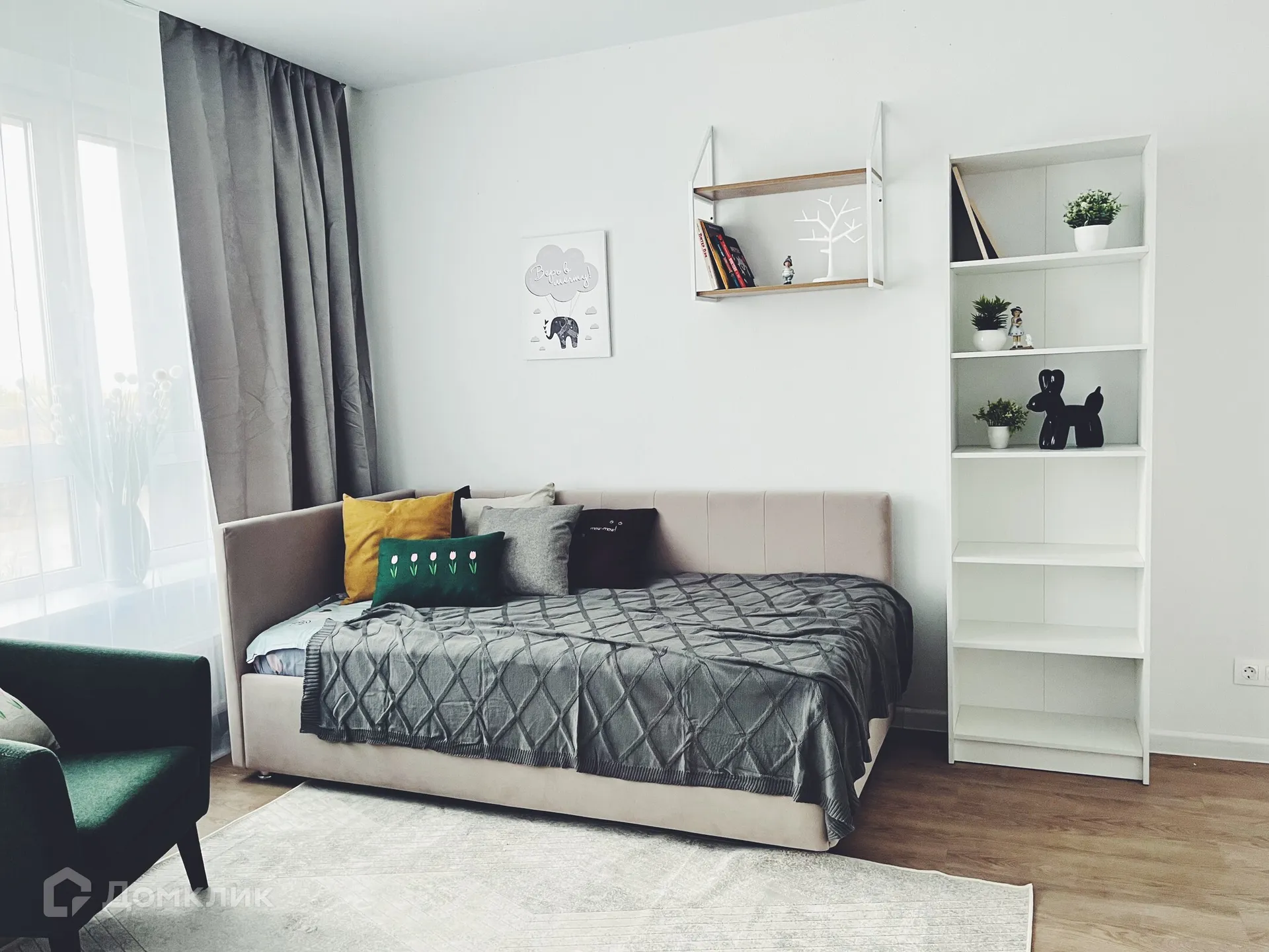 Планировка 2-комнатной квартиры 60.19 м² в ЖК Город Природы, г. Уфа — фото 20