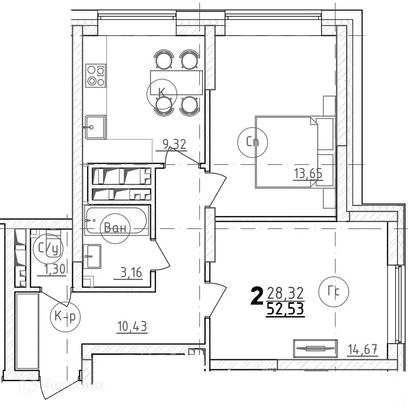 Фото квартиры в ЖК Grand Family ( ЖК Гранд Фемели)