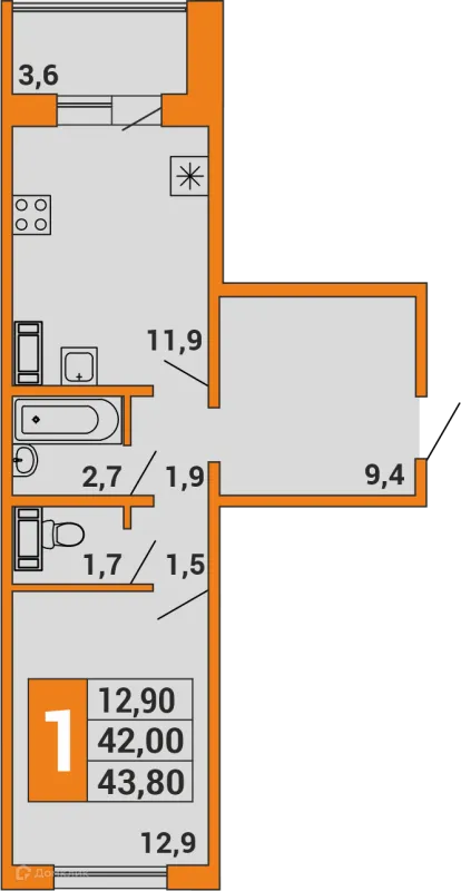 Квартира в ЖК НЬЮ-ЙОРТ