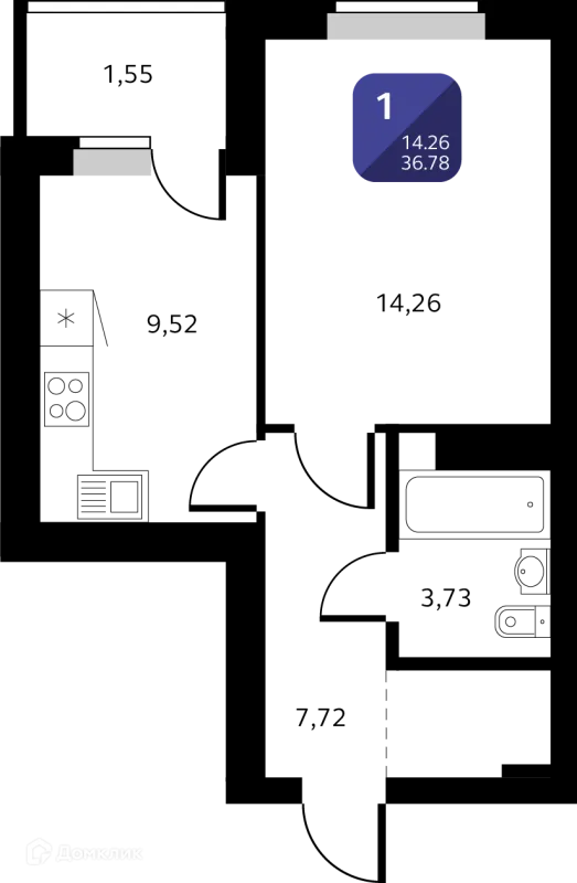 Квартира в ЖК Черника