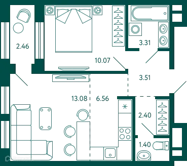 Квартира в ЖК Terle park (Терле Парк)