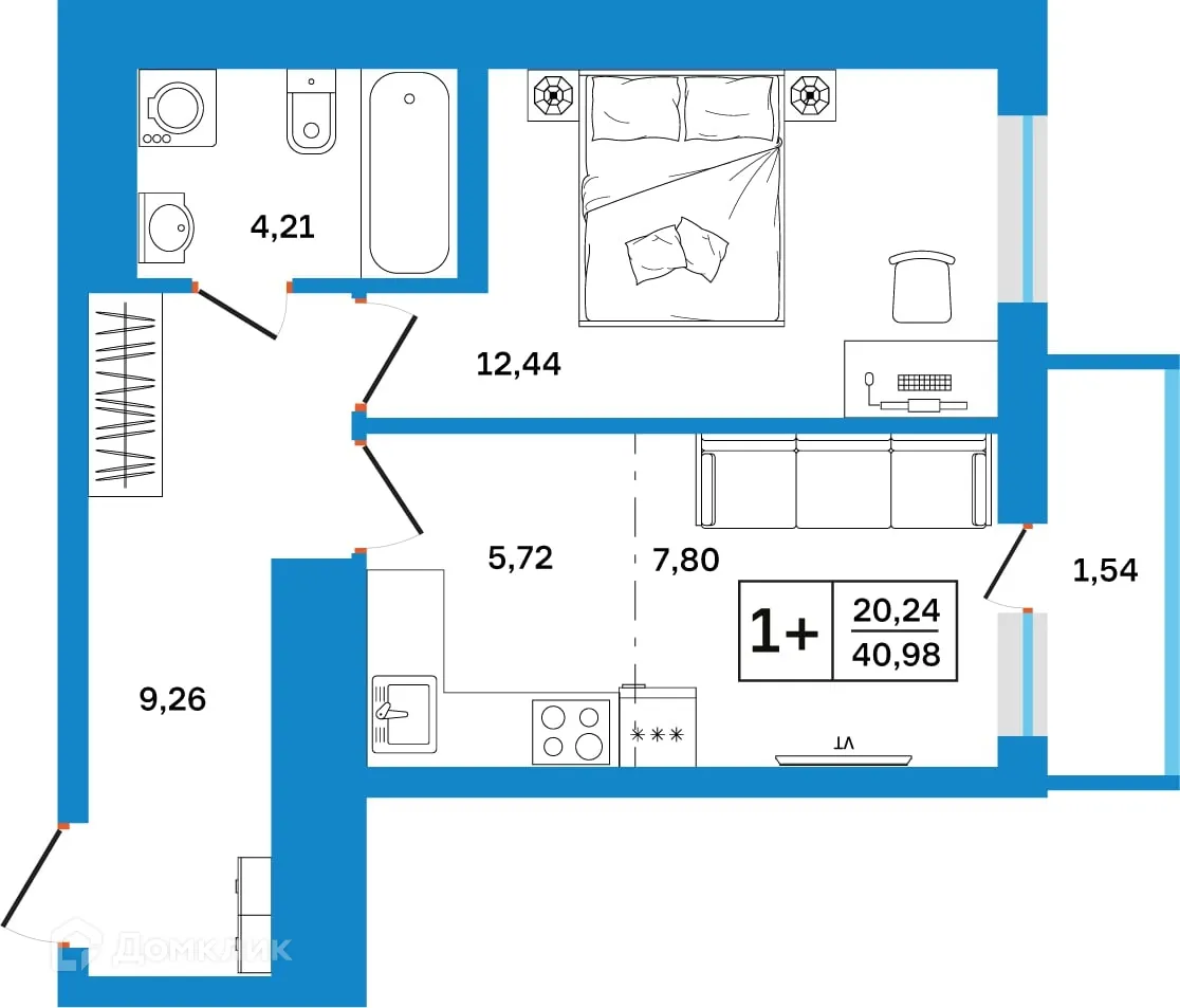 Фото квартиры в ЖК Некрасовский