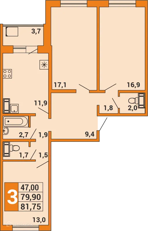 Квартира в ЖК НЬЮ-ЙОРТ
