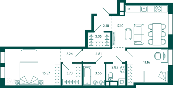 Квартира в ЖК Terle park (Терле Парк)