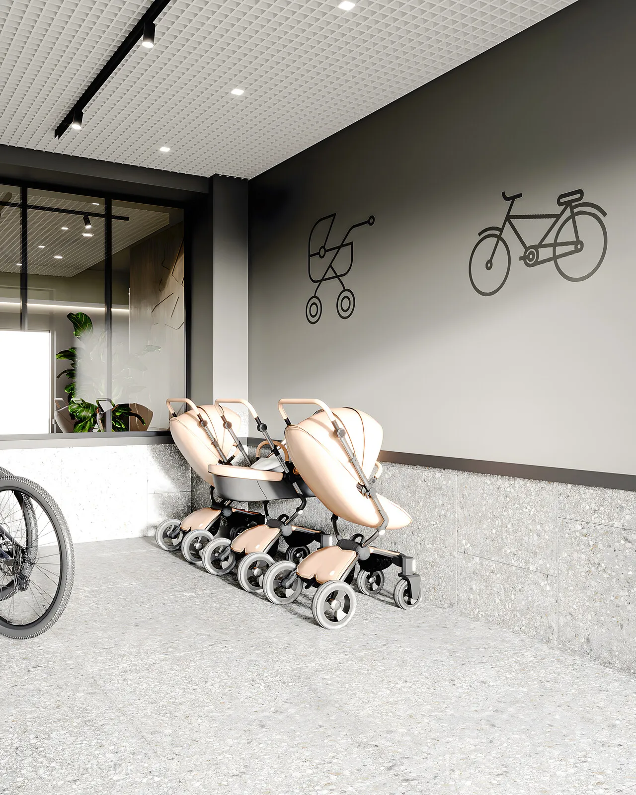 Планировка 1-комнатной квартиры 22.39 м² в ЖК Город Природы, г. Уфа — фото 13