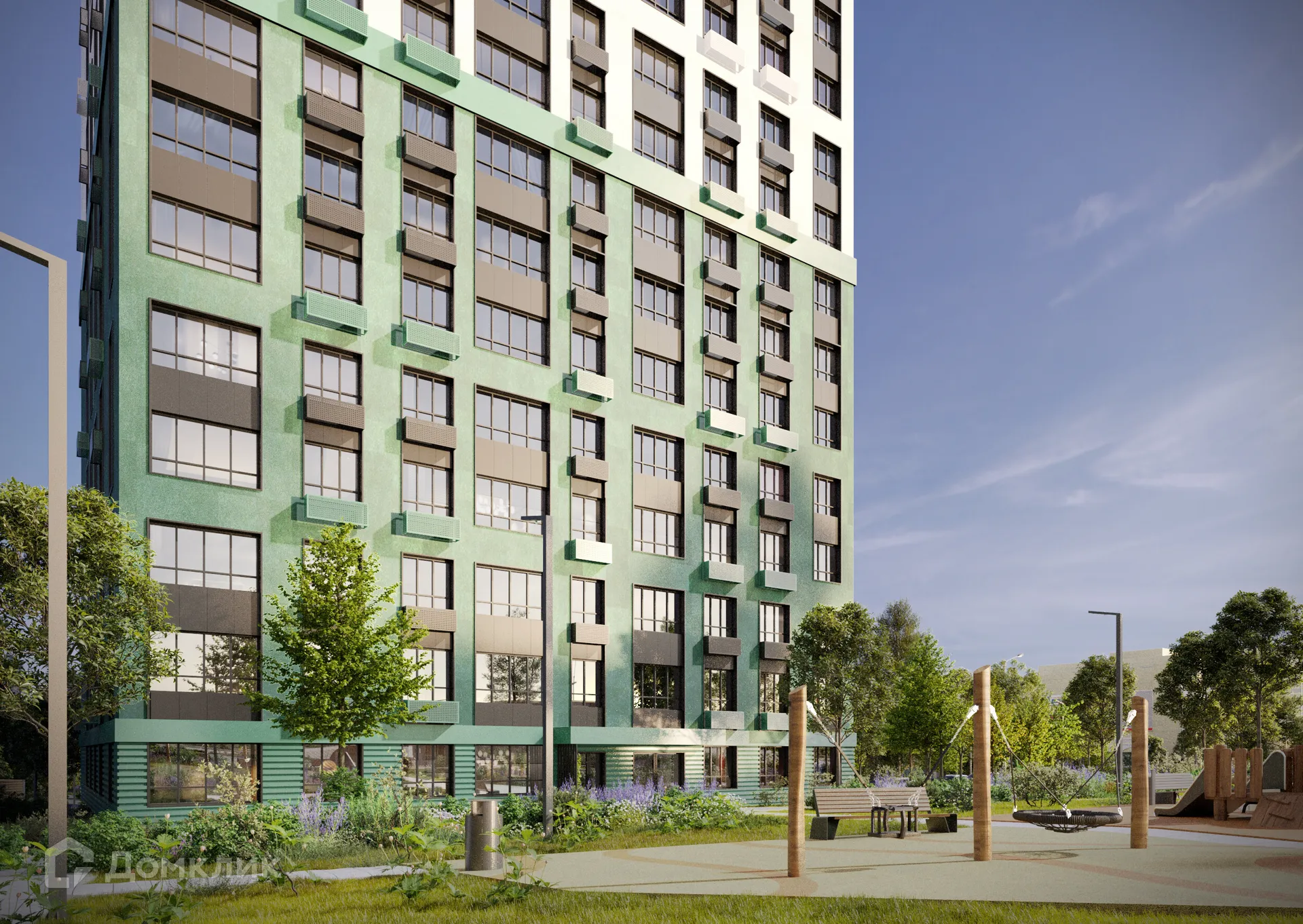 Планировка 1-комнатной квартиры 22.39 м² в ЖК Город Природы, г. Уфа — фото 15