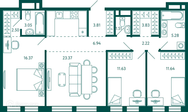 Квартира в ЖК Terle park (Терле Парк)