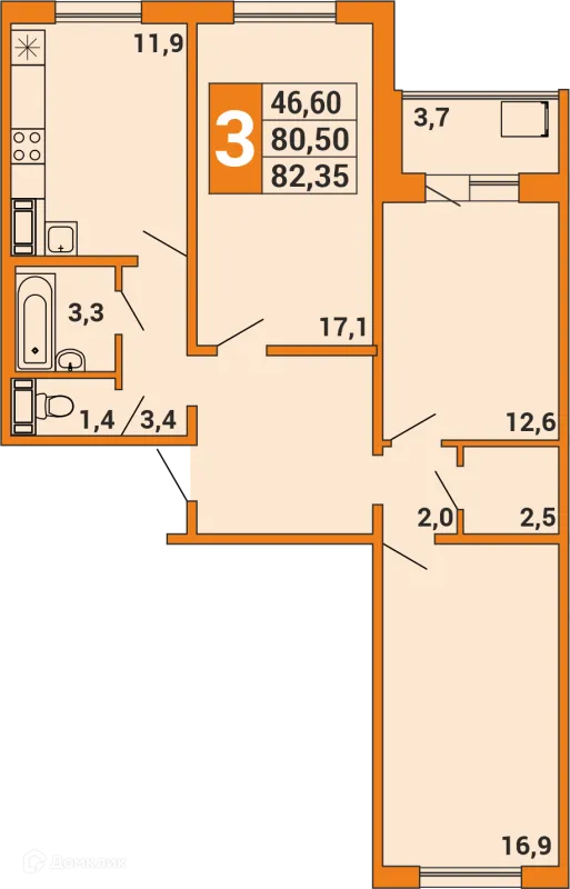 Квартира в ЖК НЬЮ-ЙОРТ