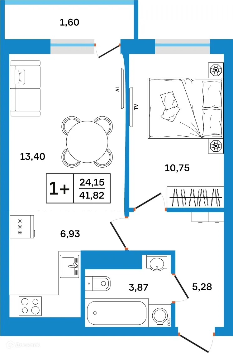 Фото квартиры в ЖК Некрасовский