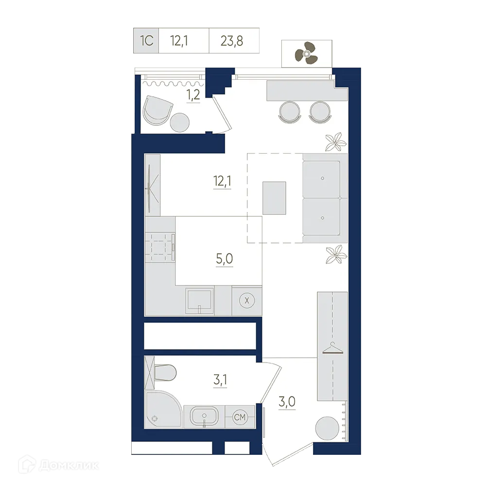 Фото квартиры в ЖК Экогород "Яркий"