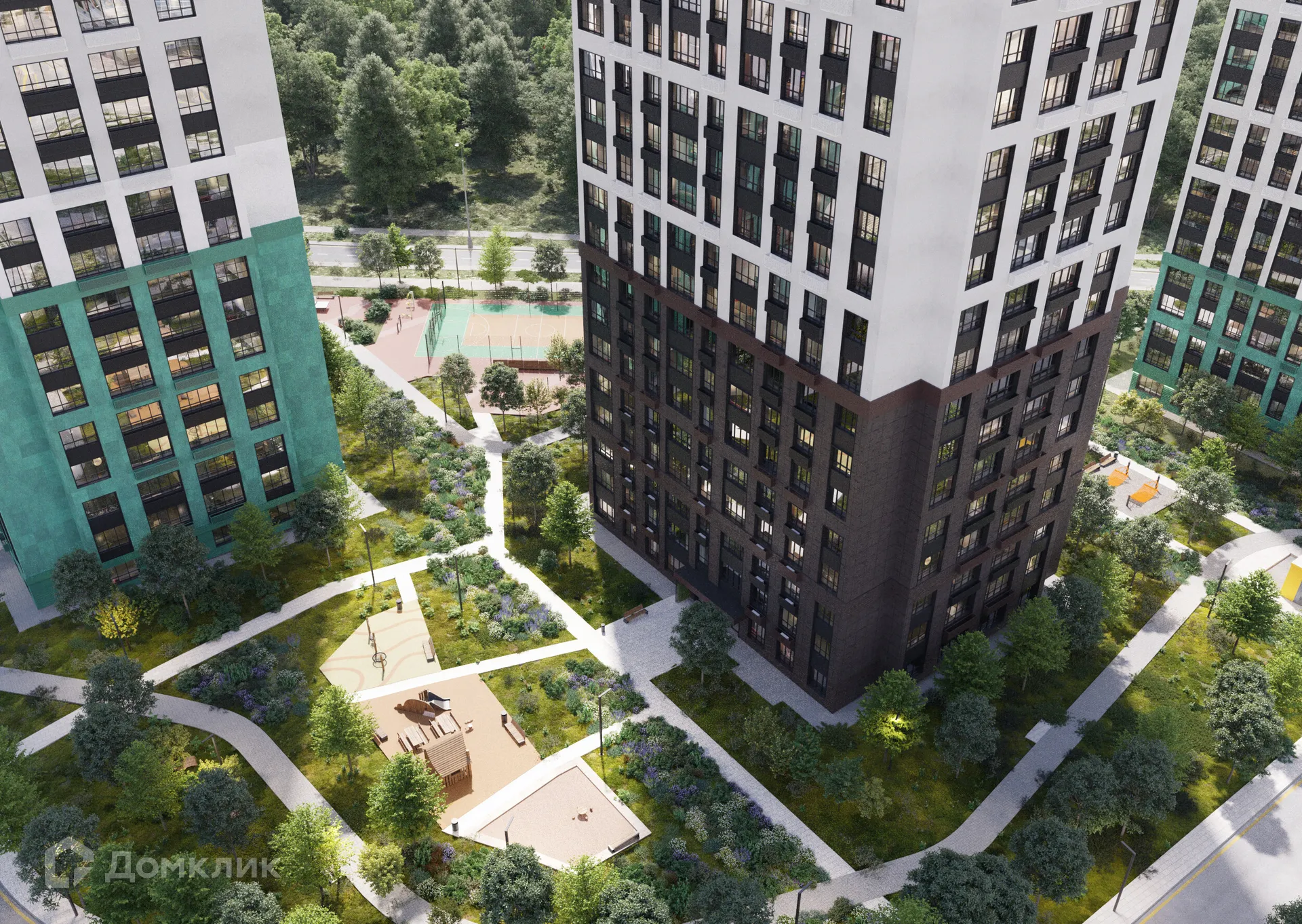 Планировка 1-комнатной квартиры 37.49 м² в ЖК Город Природы, г. Уфа — фото 20