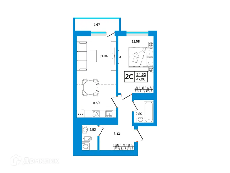 Фото квартиры в ЖК Некрасовский