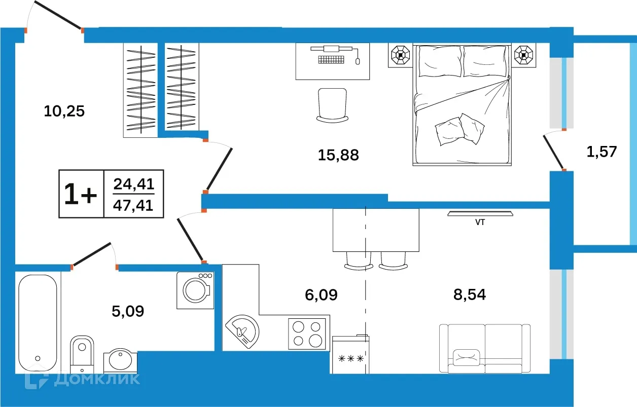Фото квартиры в ЖК Некрасовский