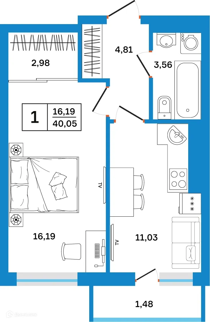 Фото квартиры в ЖК Некрасовский