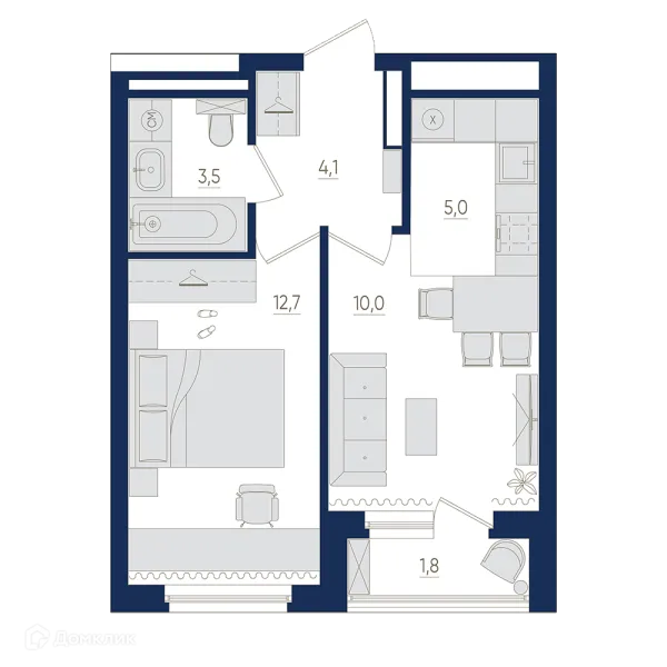 Квартира в ЖК Экогород "Яркий"