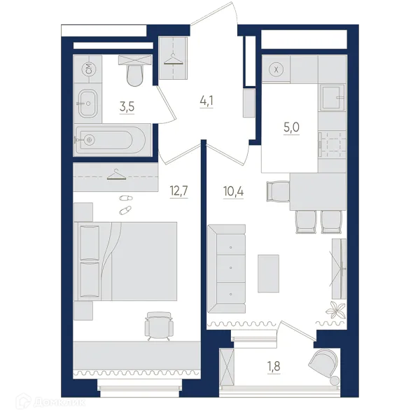 Квартира в ЖК Экогород "Яркий"