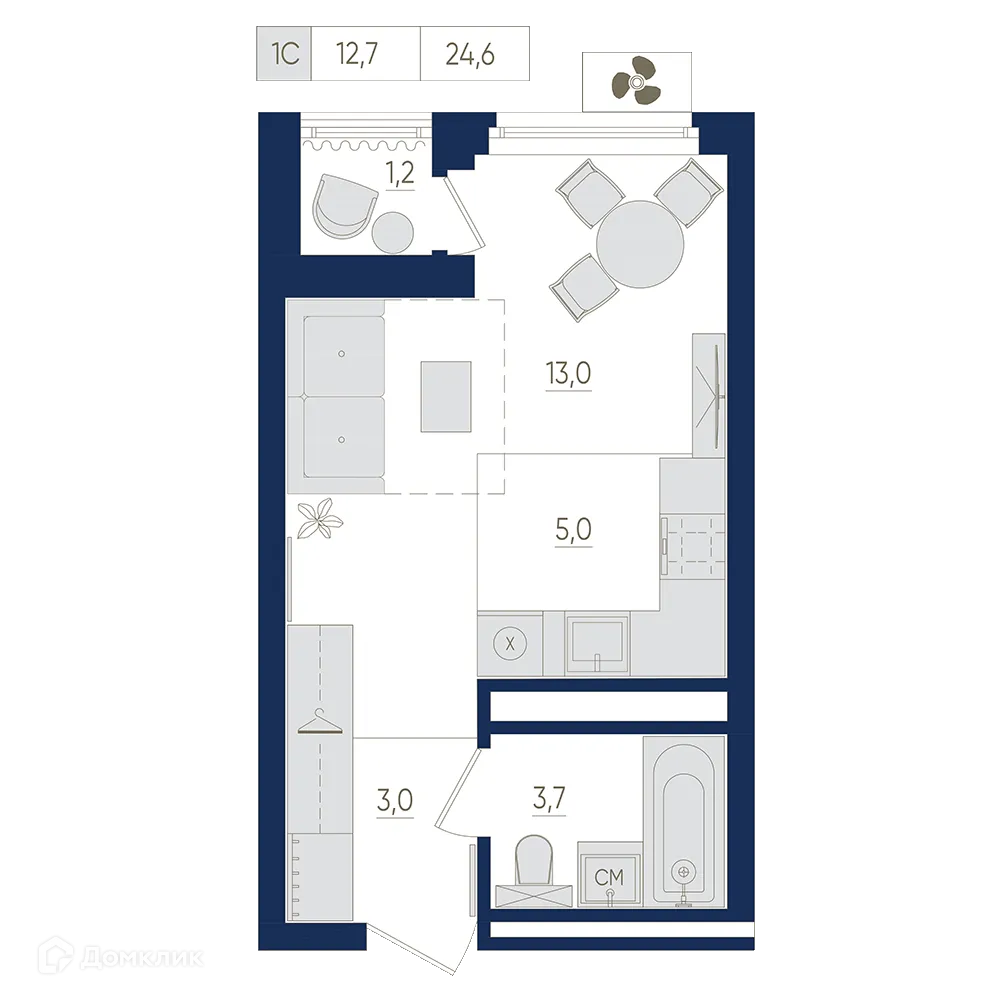 Фото квартиры в ЖК Экогород "Яркий"