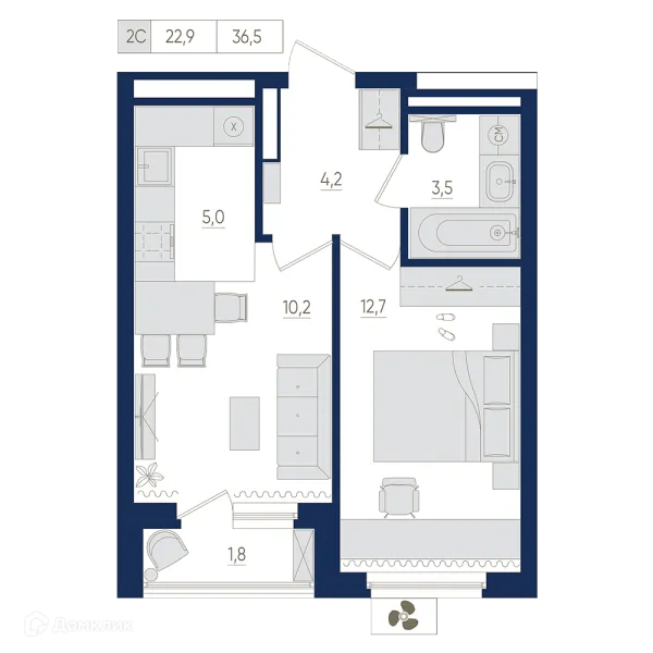 Квартира в ЖК Экогород "Яркий"