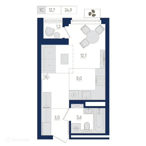 Квартира в ЖК Экогород "Яркий"