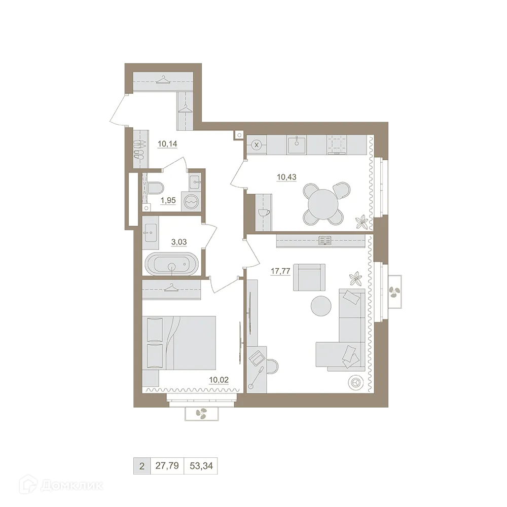 Фото квартиры в ЖК Экогород "Яркий"