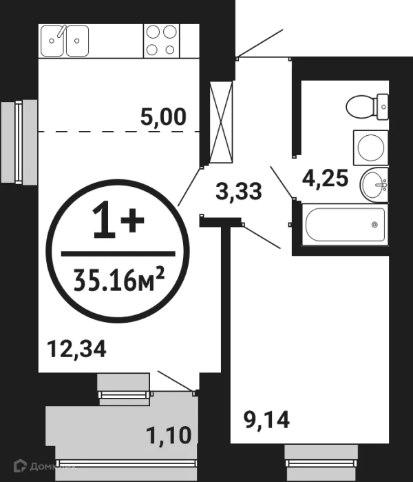 Квартира в ЖК Цветы Башкирии