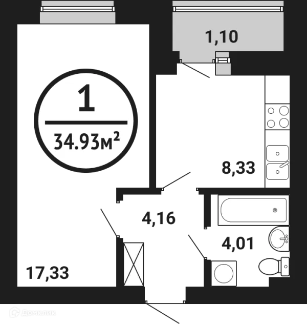 Квартира в ЖК Цветы Башкирии