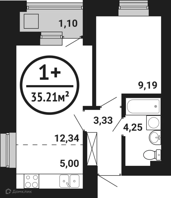 Квартира в ЖК Цветы Башкирии