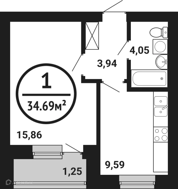 Квартира в ЖК Цветы Башкирии