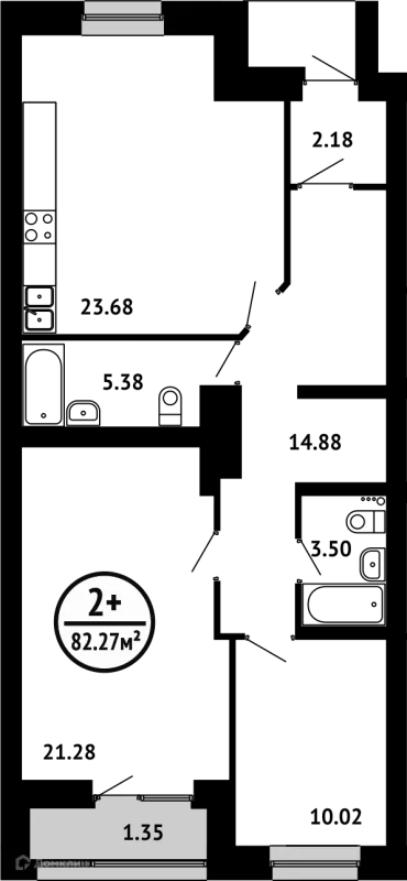 Квартира в ЖК Цветы Башкирии