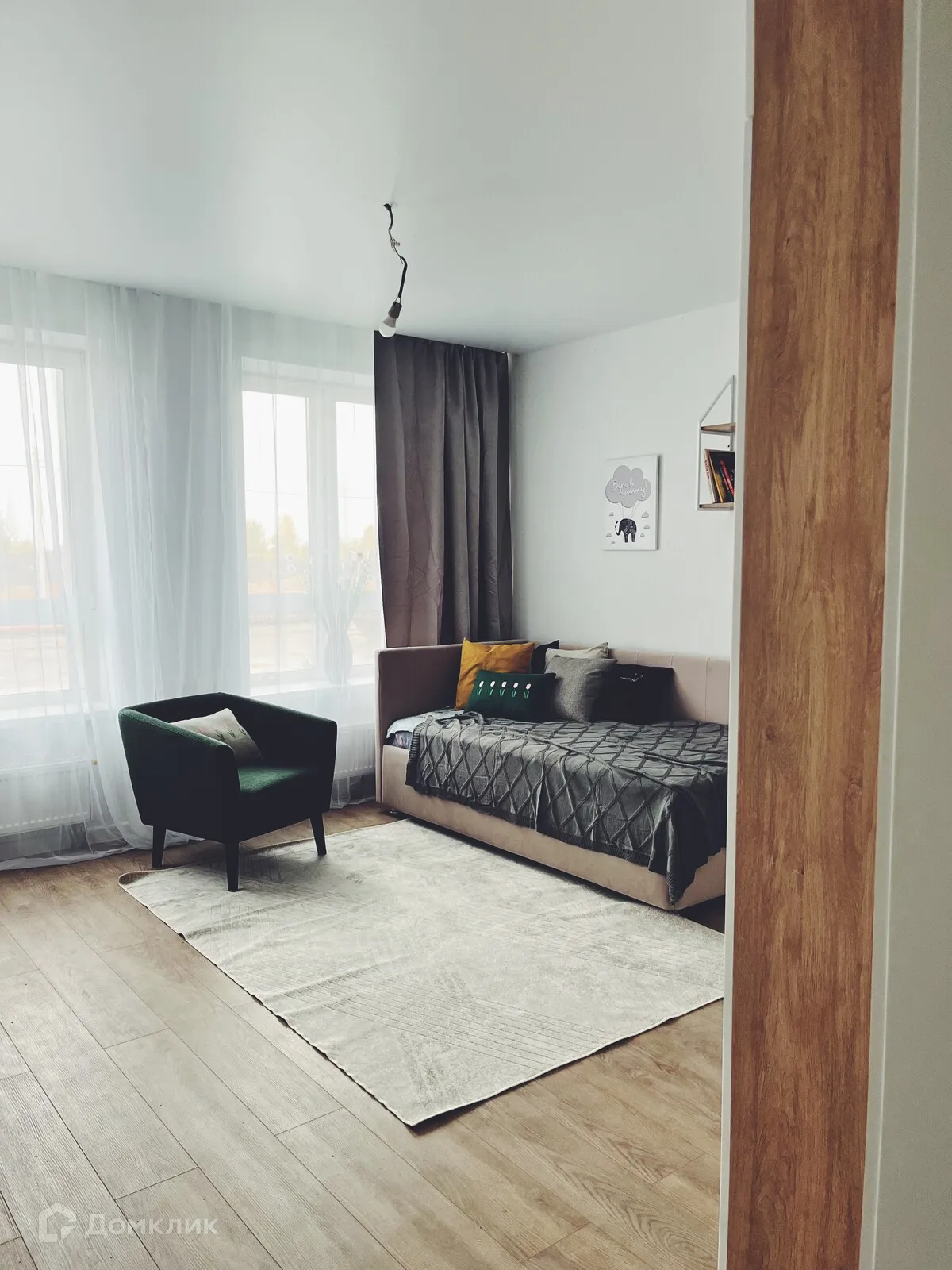 Планировка 3-комнатной квартиры 71.5 м² в ЖК Город Природы, г. Уфа — фото 14