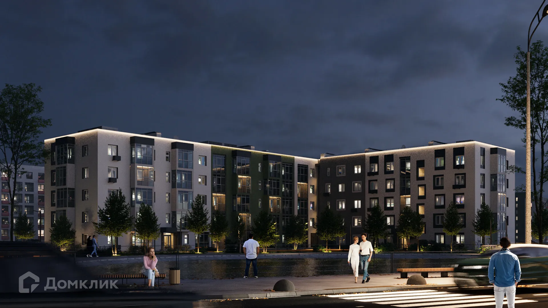 Планировка 2-комнатной квартиры 71.99 м² в ЖК Город Природы, г. Уфа — фото 3