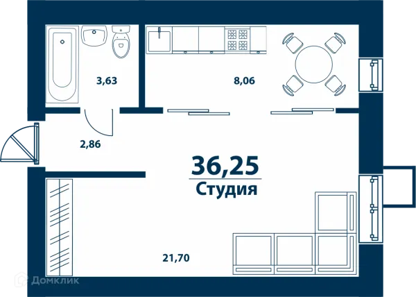 Квартира в ЖК Город Природы