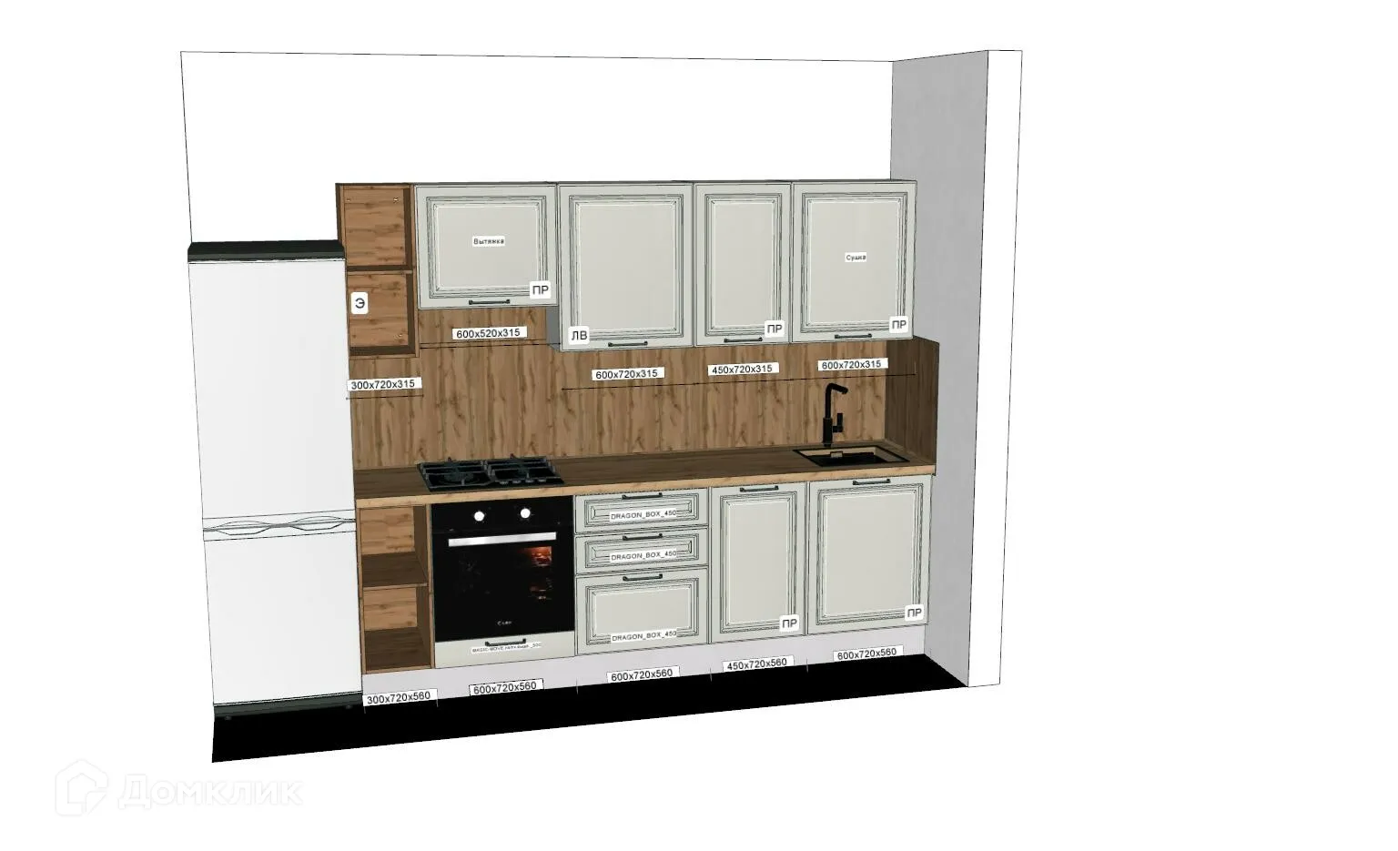 Планировка 1-комнатной квартиры 36.26 м² в ЖК Город Природы, г. Уфа — фото 5