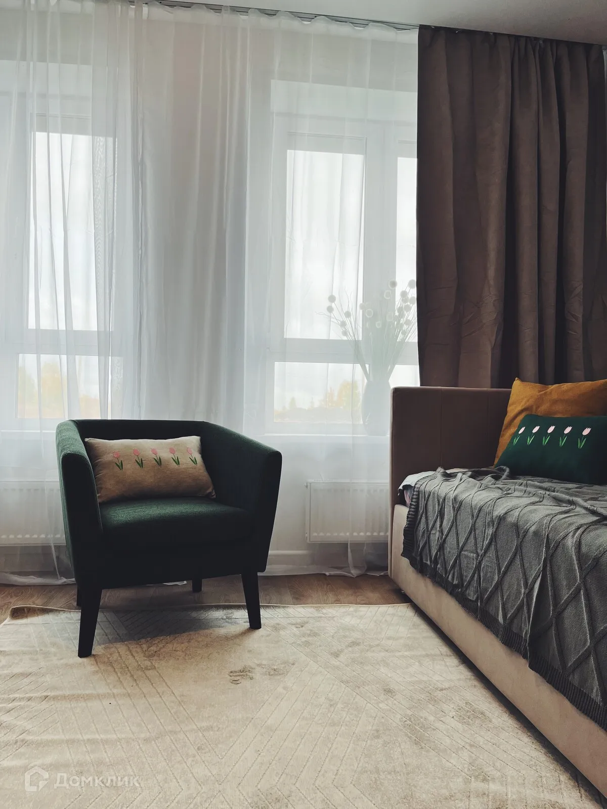 Планировка 3-комнатной квартиры 71.15 м² в ЖК Город Природы, г. Уфа — фото 18